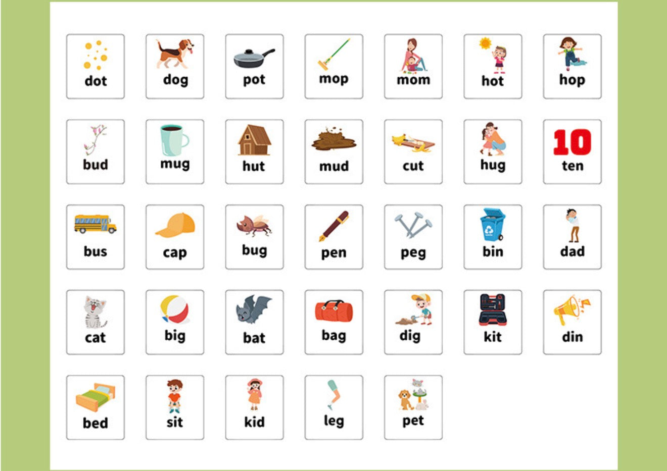 Spelling Blocks & Flashcards